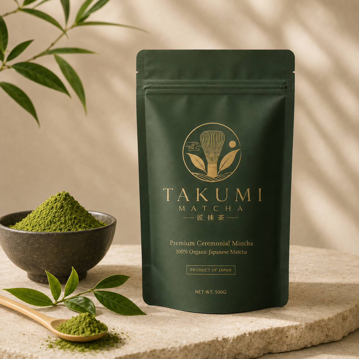 שקית Takumi Matcha 500 גרם