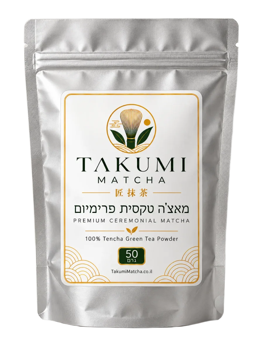 שקית מאצ׳ה טקסית פרימיום Takumi Matcha 50 גרם